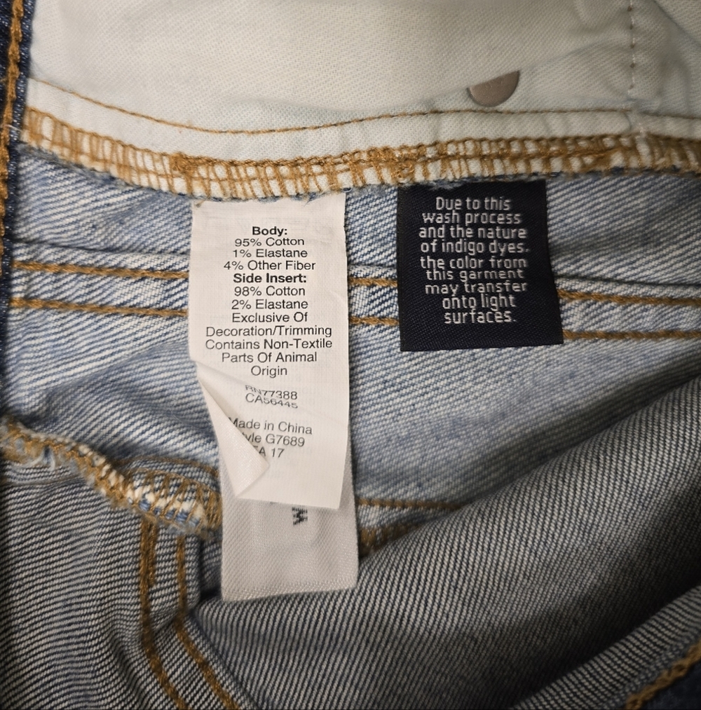 Madewell Cruiser Straight Crop Jeans  Pieced Edition Size 26 - Picture 11 of 11